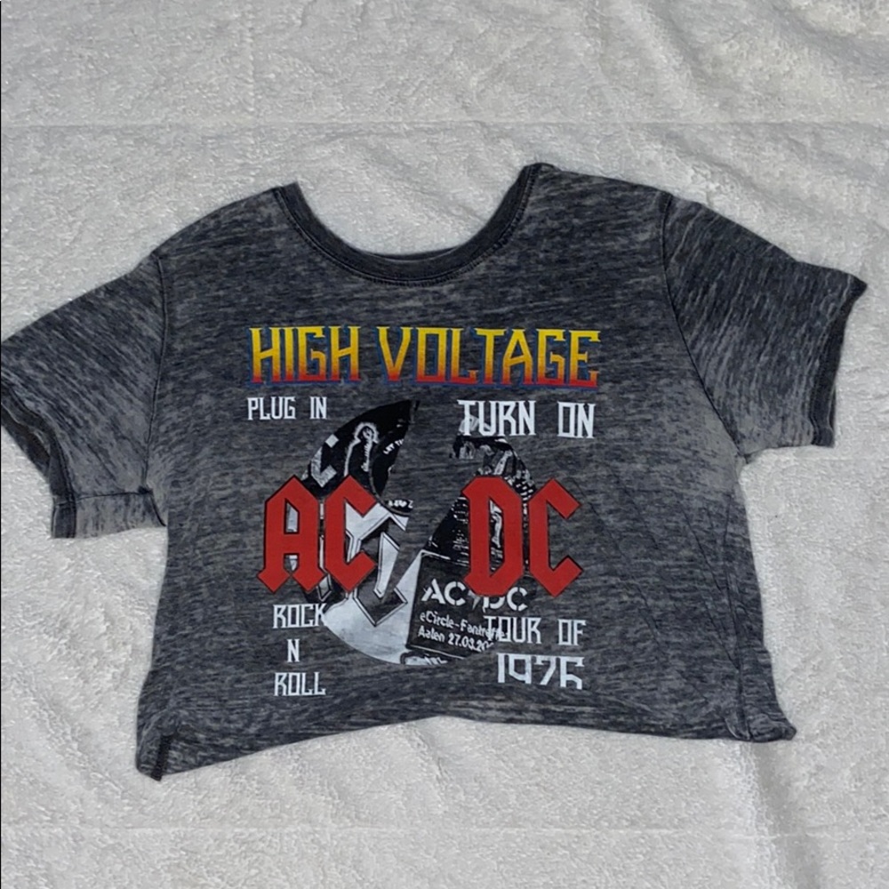 AC/DC crop top